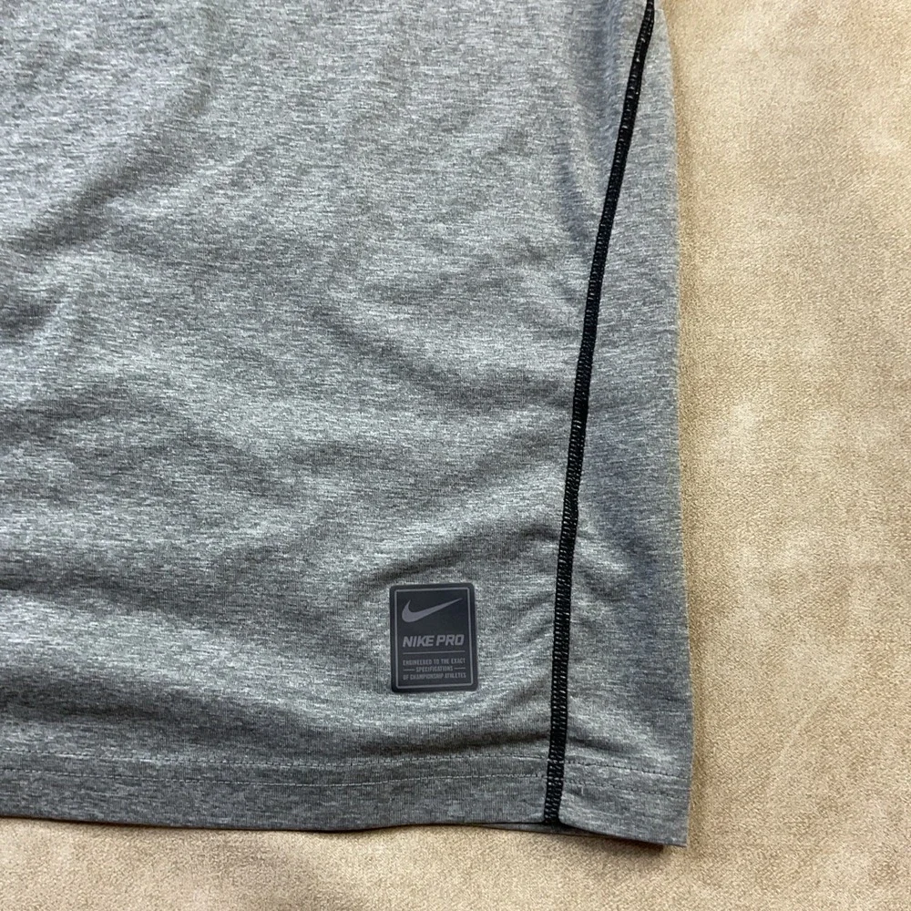 Nike Pro Shirt Muscle Training Dri-Fit Fitted Running Gym Workout 703104 Sz S‎
